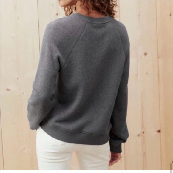 Jenni Kayne Saturday Gray Sweatshirt Sweater - Picture 2 of 7